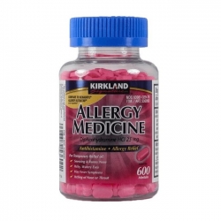 Thuốc chống dị ứng Kirkland Allergy Medicine | Chai 600 viên