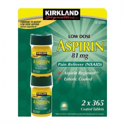 Kirkland Low Dose Aspirin 81mg 2 x 365 viên