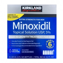 Kirkland Minoxidil Extra Strength For Men giúp mọc râu, mọc tóc, Hộp 6 lọ