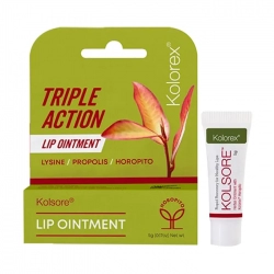Kolsore Lip Ointment Kolorex 5g (0.17 oz) - Kem trị chàm môi, herpes môi