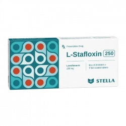 L-Stafloxin 250 Stella 2 vỉ x 7 viên - Thuốc kháng sinh