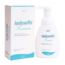 Ladysofts Premium LaClé 250ml - Bọt rửa vệ sinh phụ nữ