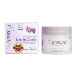 Lanolin Cream Careline 100ml - Kem dưỡng da mỡ cừu