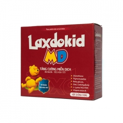 Tpbvsk tăng cường miễn dịch Laxdokid Md, Hộp 20 ống x 5ml