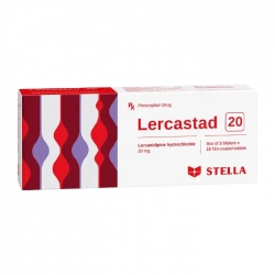 Lercastad 20mg Stella 3 vỉ x 10 viên - Thuốc huyết áp