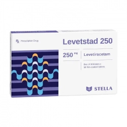 Levetstad 250mg Stella 3 vỉ x 10 viên - Thuốc động kinh