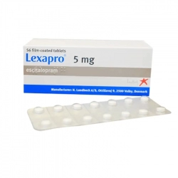 Lexapro 5mg Lundbeck 4 vỉ x 14 viên - Thuốc trầm cảm