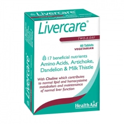 Livercare Healthaid 4 vỉ x 15 viên - Viên uống bổ gan