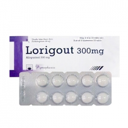 Lorigout 300mg PMP 30 viên - Thuốc trị Gout