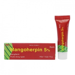 Mangoherpin 5% BRV Healthcare 10mg - Trị virus herpes, thủy đậu, zona, eczema