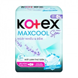 Max Cool French Spa Kotex 6 miếng (ngày nhiều-đêm)