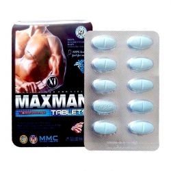 Thực phẩm bảo vệ sức khỏe Maxman, 1 vỉ x 10 viên - Tăng cường sinh lý nam