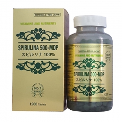 Mediphar USA Spirulina 500mg  MDP, Chai 1200 viên Nén