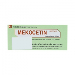 Thuốc Mekocetin 0.5Mg - Betamethasone 0.5mg, Hộp 5 Vỉ x 20 Viên