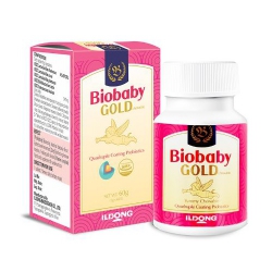 Men vi sinh Biobaby Gold Chewable, Chai 60 viên