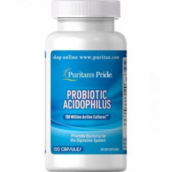 Tpbvsk Men Vi Sinh Probiotic Acidophilus Puritan's Pride, 100 viên