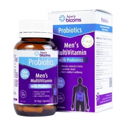 Men's Multivitamin With Probiotics Henry Blooms 30 viên - Multivitamin nam