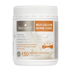 Milk Calcium Bone Care Bio Island 150 viên - Viên uống bổ sung canxi