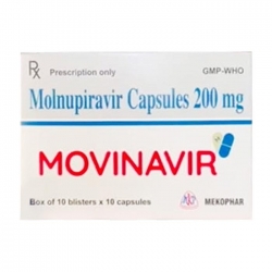 Movinavir 200mg Mekophar 10 vỉ x 10 viên