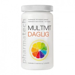 Multivit Daglig Pharmatech 180 viên – Bổ sung vitamin & khoáng chất