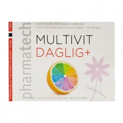 Multivit Daglig Pharmatech 60 viên - Bổ sung vitamin khoáng chất