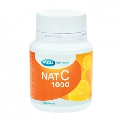 Nat C 1000 Mega 60 viên - Viên uống bổ sung vitamin