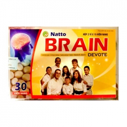 Natto Brain Devote 2 vỉ x 15 viên - Viên uống bổ não