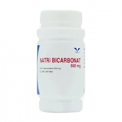 Natri bicarbonat 500mg Bidiphar 160 viên - Thuốc kiềm hoá nước tiểu