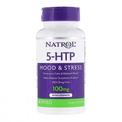 Natrol 5-HTP Plus 100mg 30 viên - Viên uống giảm căng thẳng