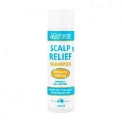 Natural Hair Scalp Relief Shampoo Grahams 250ml - Dầu gội thiên nhiên trị ngứa da đầu