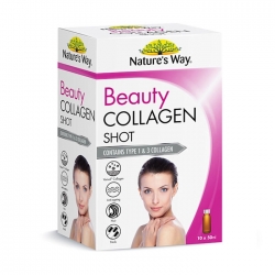 Nature's Way Beauty Collagen Shot , Giữ gìn nét đẹp tuổi thanh xuân, Hộp 10 chai x 50ml