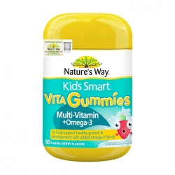 Nature’s Way Kids Smart Vita Gummies Multi-Vitamin Omega-3 50 viên