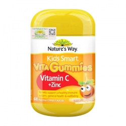 Nature’s Way Kids Smart Vita Gummies Vitamin C + Zinc 60 Viên