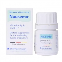 Nausema Steripharm Export 30 viên – Bổ sung vitamin B, giảm ốm nghén