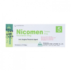 Nicomen 5mg Standard 10 vỉ x 10 viên
