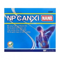 NP Canxi Nano Nature Pharma 10 vỉ x 10 viên - Viên uống bổ xương