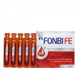 Nước uống bổ sung sắt Lafon Fonbi Fe 20 ống