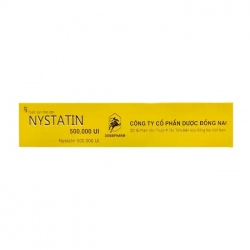 Nystatin 500000IU Donaipharm 2 vỉ x 8 viên - Trị nhiễm nấm Candida