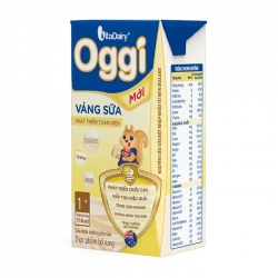 Oggi 1+ Váng Sữa Vitadairy 110ml - Sữa bột pha sẵn phát triển cho bé