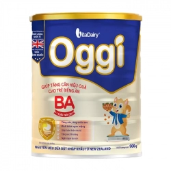 Oggi BA Vitadairy 900g - Sữa bột dành cho trẻ biếng ăn