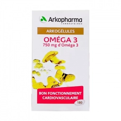 Omega 3 Arkogelules Arkopharma 180 viên - Viên bổ sung dầu cá