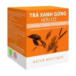 Organic Ginger Green Tea Fito Pharma 20 gói x 1.8g