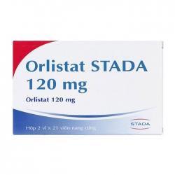 Thuốc giảm cân Orlistat Stada 120mg, Hộp 2 vỉ x 21 viên