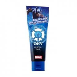Oxy Perfect Wash Rohto Mentholatum 100g - Kem rửa mặt ( Phiên bản Marvel)