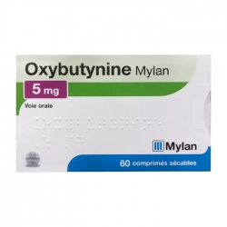 Oxybutynine Mylan 5mg 4 vỉ x 15 viên