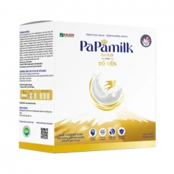 PaPamilk Gold Chứa Tổ Yến 7 gói x 32g - Sữa Hỗ Trợ Loãng Xương