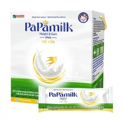 Papamilk Height & Gain chứa Tổ Yến 7 gói - Sữa non tăng chiều cao, sức đề kháng