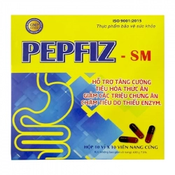 Pepfiz SM TC Pharma 10 vỉ x 10 viên - Hỗ trợ tăng cường tiêu hoá thức ăn