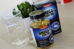 Tpbvsk dầu cá Pharmekal Omega 3 Fish Oil 1000mg, Chai 100 viên