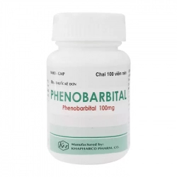 Phenobarbital 100mg Khapharco 100 viên
